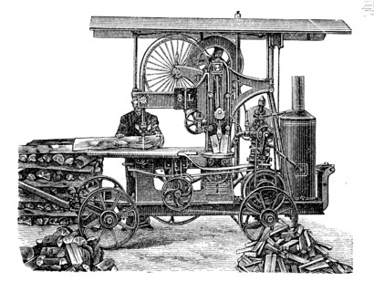 A Machine For Sawing And Splitting Firewood