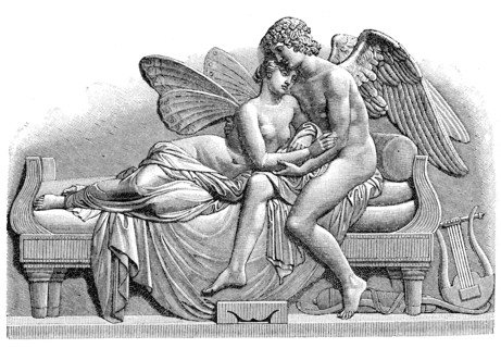 Cupid And Psyche Sculpture From John Gibson