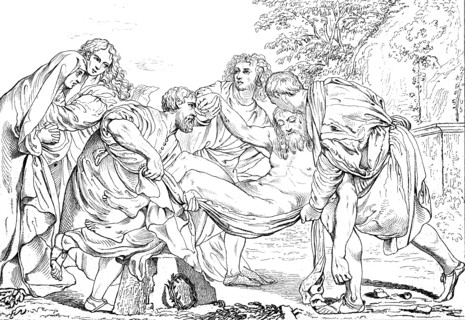 Mary With The Child With Holy Men