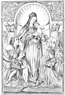 Adoration Of The Holy Mary With The Child