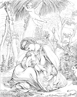 The Holy Maria With The Child Jesus