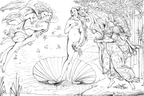 The Birth Of Venus Is A Painting By The Italian Artist Sandro Botticelli