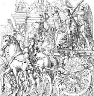 Detail Of The Triumph Of Julius Caesar By Andrea Mantegna