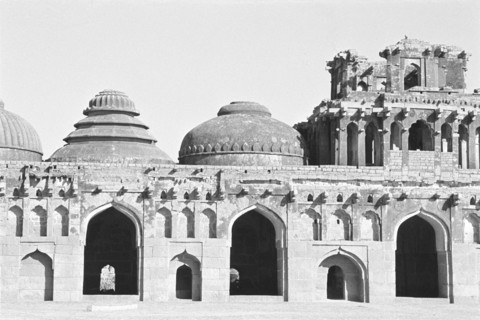 Elephant stables , Hampi , Karnataka , India