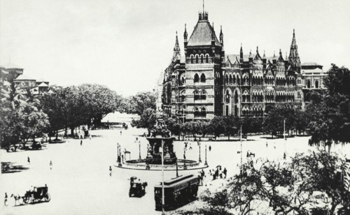 Aerial View of Flora Fountain