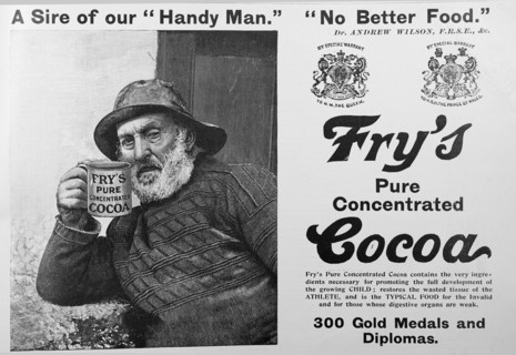 Advertisement for Fry's Cocoa illustrated in the News London record of Transvall War 1899-1900