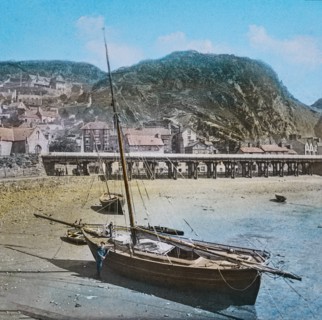 Magic Lantern slide circa 1887 hand coloured