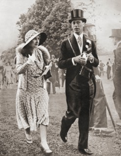 The Duke and Duchess of York at Royal Ascot in 1931