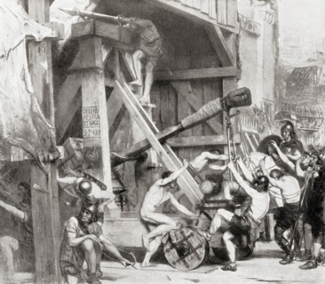 The siege of Carthage by the Romans