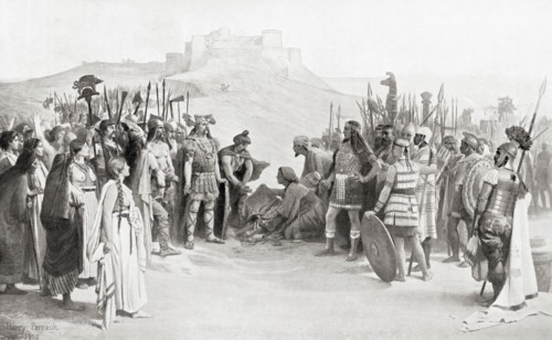 The meeting of Hannibal with the Ceutrones