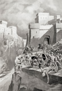The revolt of Megara against Athens