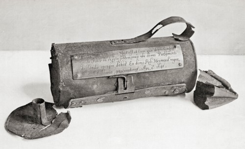 A lantern used by Guy Fawkes in the Gunpowder Plot of 1605