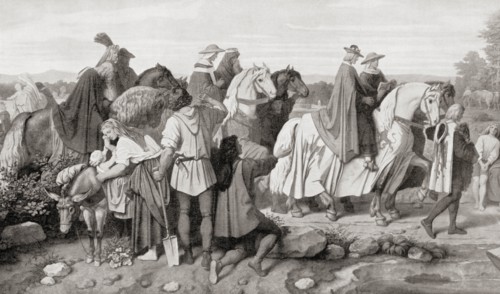 The journey of Rudolf I of Germany to Speyer