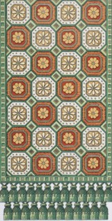 Assyrian rug with trimmings