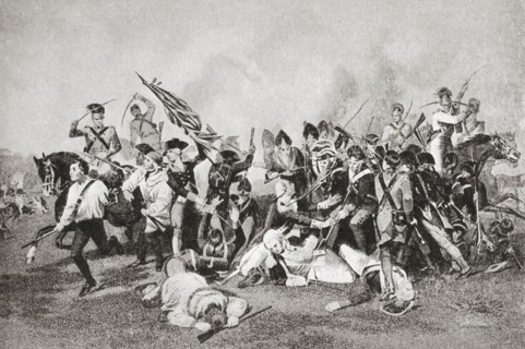 The death of Johann de Kalb