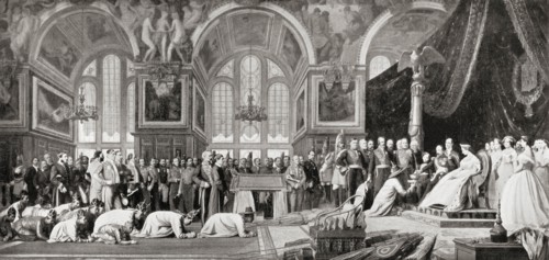 The Reception of Siamese Ambassadors by Emperor Napoleon III at the Palace of Fontainebleau