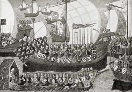 An expedition of English and French knights under the Duke of Bourbon in 1390