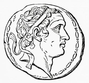 Coin depicting Seleucus IV Philopator
