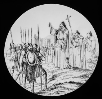 A magic lantern slide circa 1900