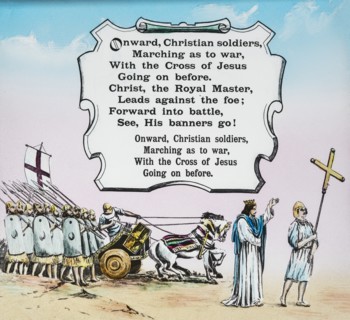 A magic lantern slide circa 1900