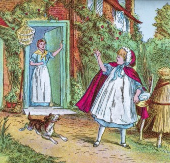 Coloured illustration in a child's storybook