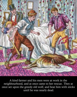 Coloured page of an illustration and storyline in a child's storybook