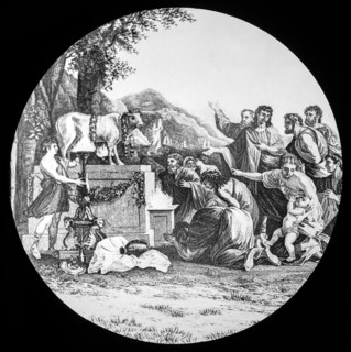 A magic lantern slide circa 1900