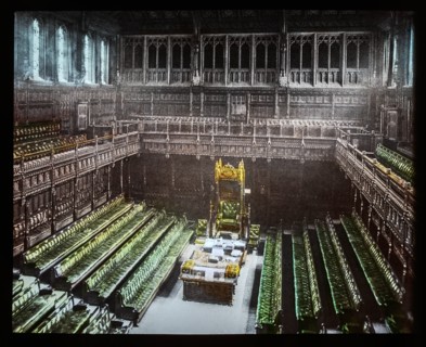 Magic Lantern slide circa 1900 hand coloured views of London