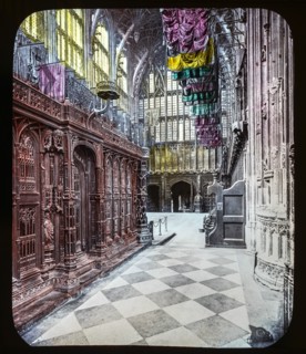 Magic Lantern slide circa 1900 hand coloured views of London