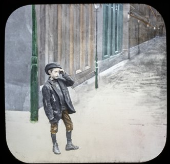 Magic lantern slide circa 1900