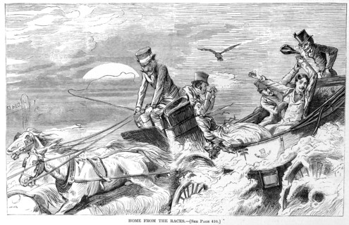 Harpers Weekly newspaper etchings from 1868