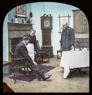 Magic lantern slide circa 1900