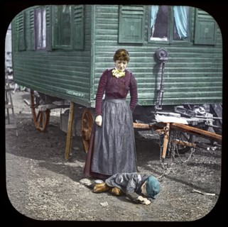 Magic lantern slide circa 1900