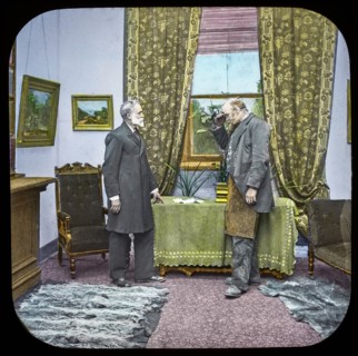 Magic lantern slide circa 1900