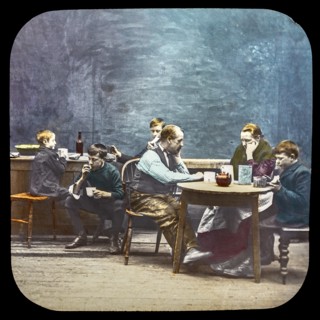 Magic lantern slide circa 1900