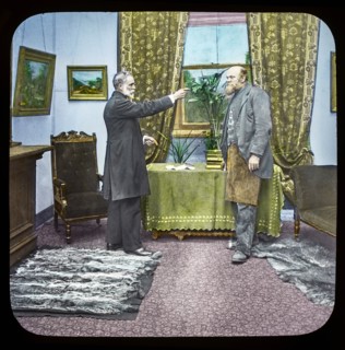 Magic lantern slide circa 1900