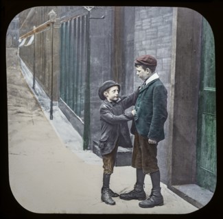 Magic lantern slide circa 1900