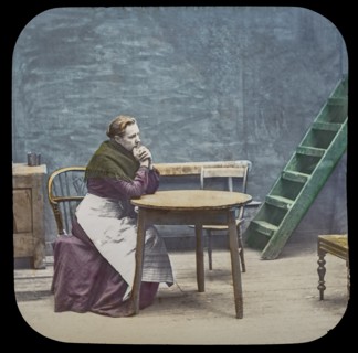 Magic lantern slide circa 1900