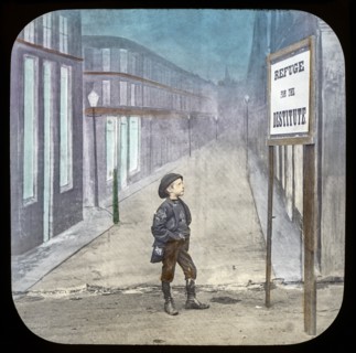 Magic lantern slide circa 1900