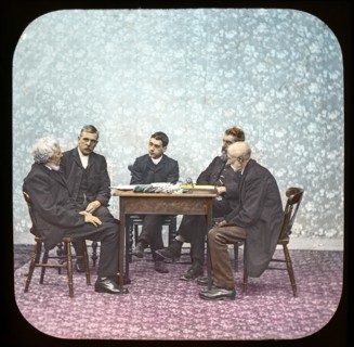 Magic lantern slide circa 1900