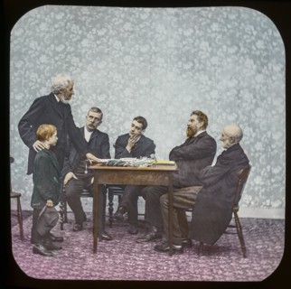 Magic lantern slide circa 1900