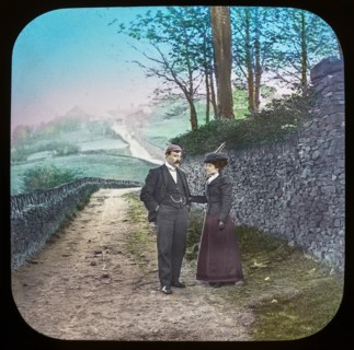 Magic lantern slide circa 1900