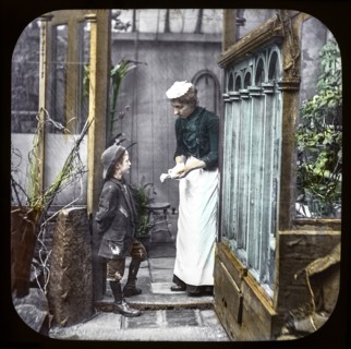 Magic lantern slide circa 1900