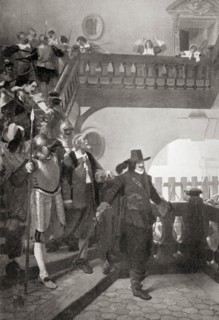 The arrest of Broussel and the leaders of the oppostion in the Paris Parlement