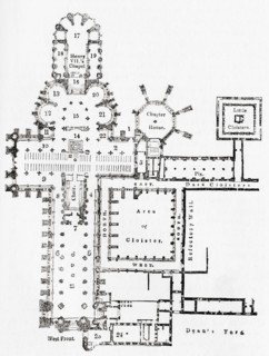 Plan of Westminster Abbey