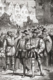The procession of the petitioning nobles