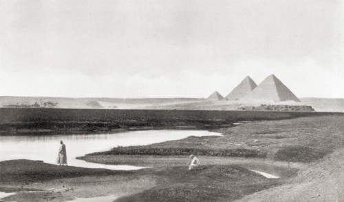 The pyramids of Giza
