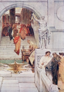 A visit of Agrippa to Augustus