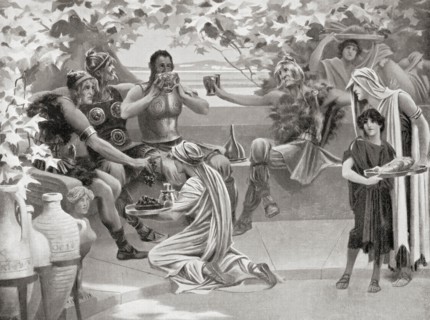 Goths seen surrounded by slaves