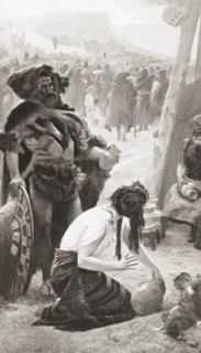 Celtic pottery workers during the Bronze Age